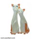 White Cat Pair Showpiece