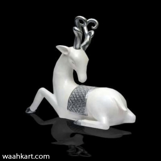White Deer Statue