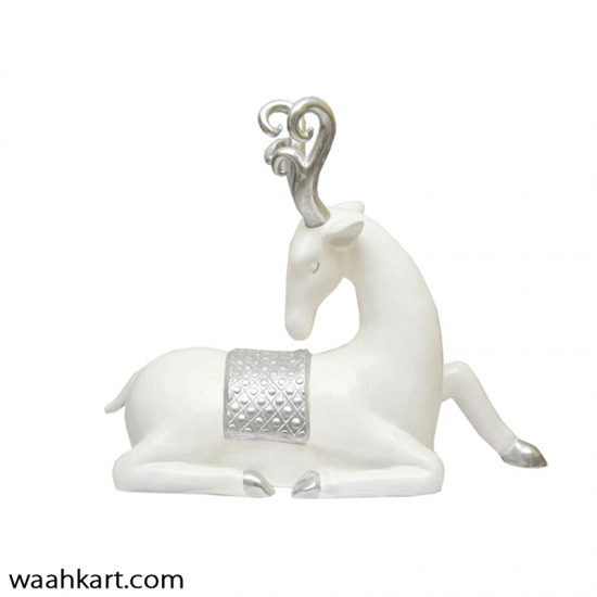 White Deer Statue