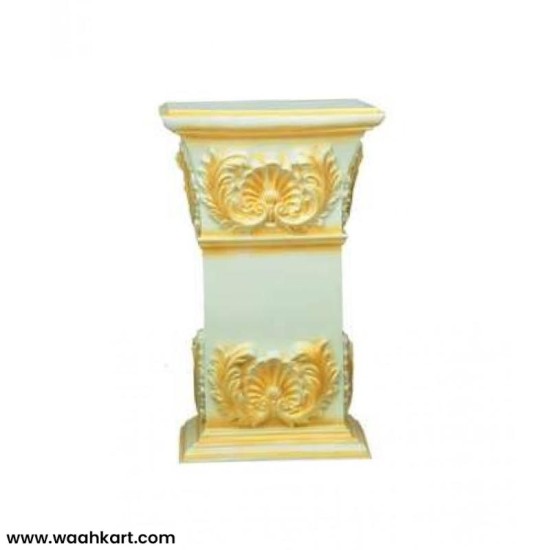 White Golden Shade Side Table