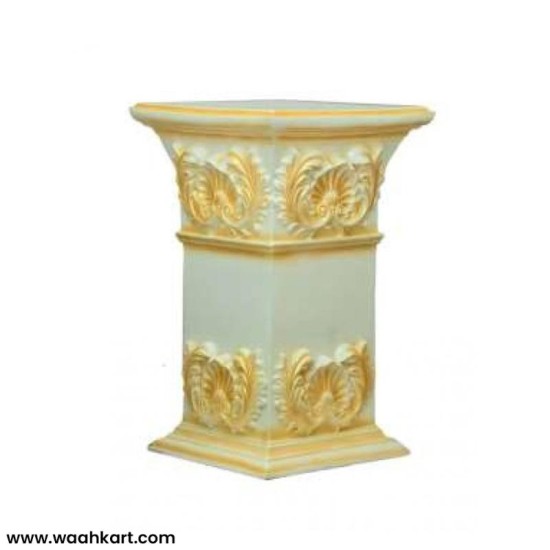 White Golden Shade Side Table
