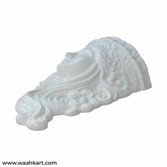 White Lady Face Wall Decor Planter