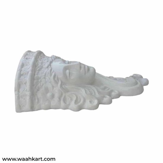 White Lady Face Wall Decor Planter