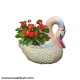 White Swan Planter