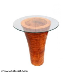 Wooden Color Buffet Table (Without Glass)