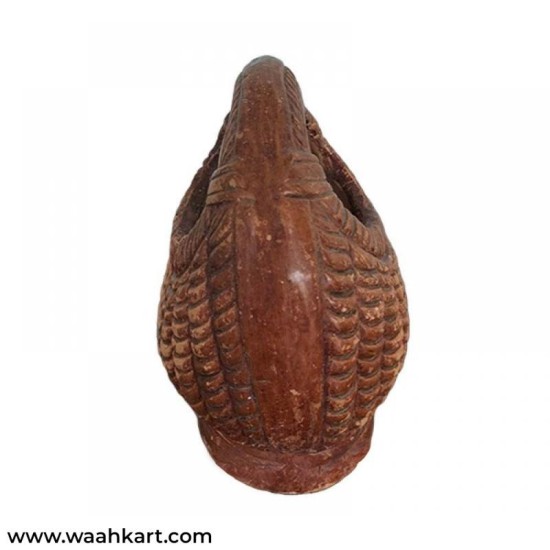 Wooden Look Small Flower Basket