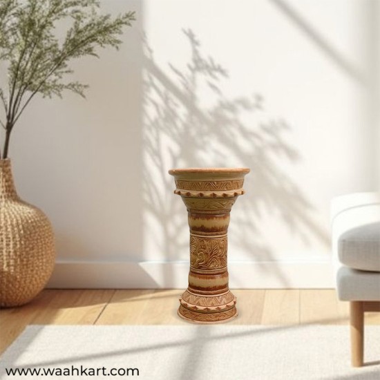 Wooden Shade Cream Stool