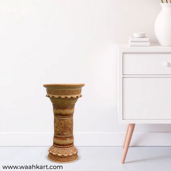 Wooden Shade Cream Stool
