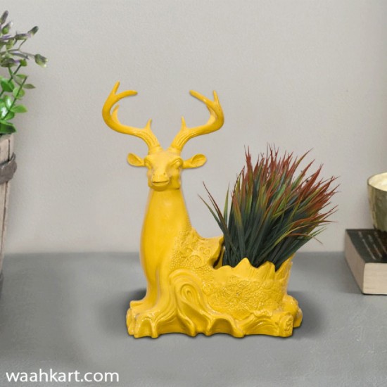Yellow Deer Showpiece