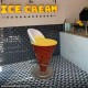 Yellow Ice Cream Chair