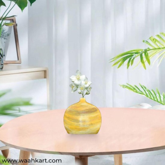 Yellow Sleek Vase