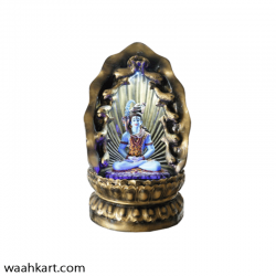 Attractive Bholenath Statue With Waterfall And L E D Light