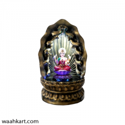 Attractive Laxmi Mata Statue With Waterfall And L E D Light