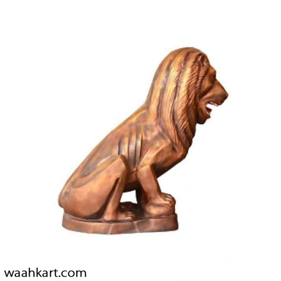  Brass Color Lion Statue