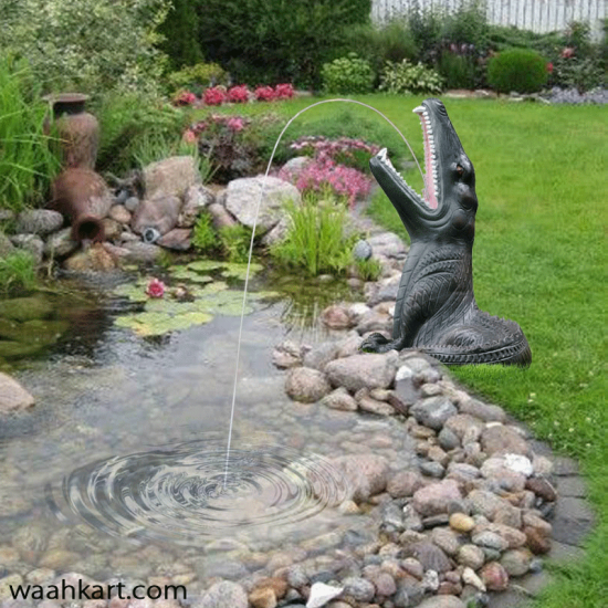 Crocodile Figurine Fountain