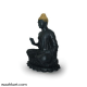 Gautam Buddha Sitting Pose Black