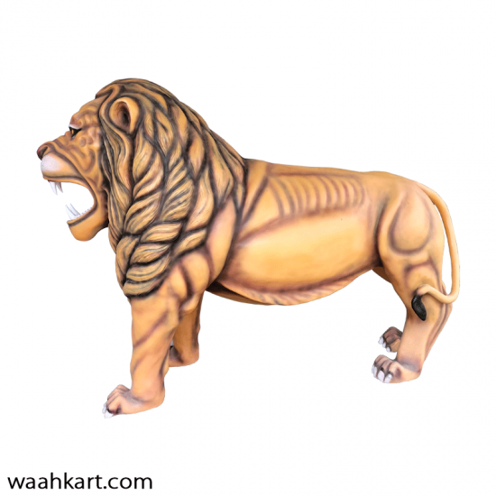 FRP Lion Statue in Real Color