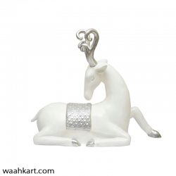 White Deer Statue