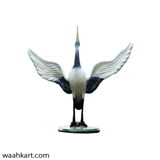  White Siberian Crane Bird Pair