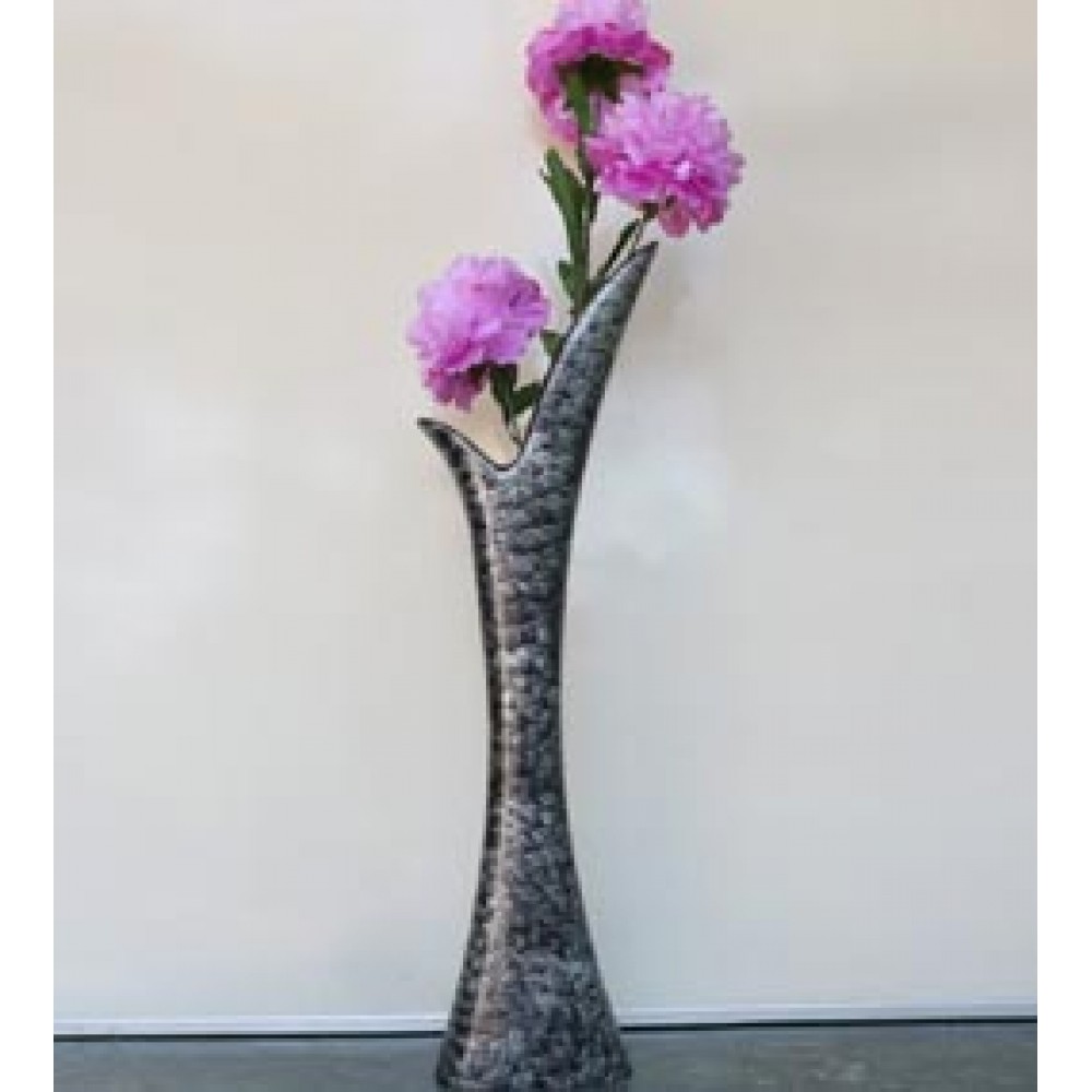 Buy Black Textured - Y Shaped Fancy Flower Vase l Online Products in ...