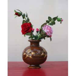 Brown Terracotta Look Vase