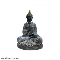Gautam Buddha In Grey Shade