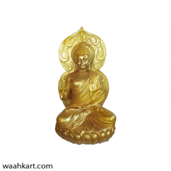 Golden Gautam Buddha In Meditation