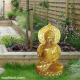 Golden Gautam Buddha In Meditation