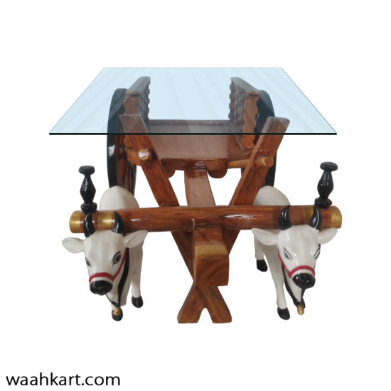 FRP Bullock Cart Center Table (Without Glass)