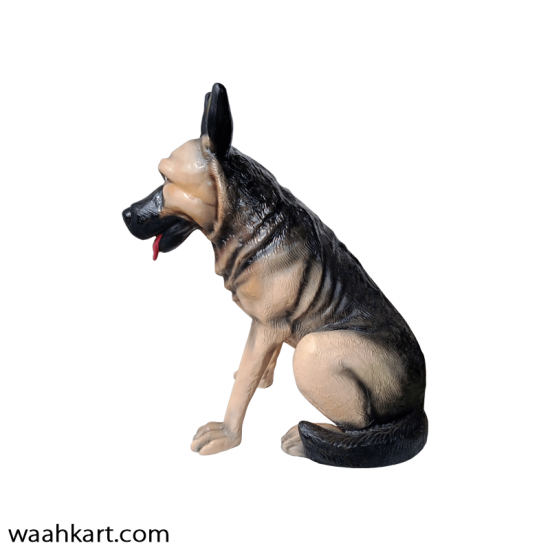 German Shepherd Dog Statue In Sitting Position - In Bigger Size