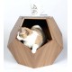 Dog House And Cat House Multipurpose Side Table Geometric Shape