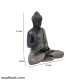 Spiritual Gautam Buddha Sitting Statue - Black And Golden Shade