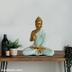 Gautam Buddha Sitting Statue - Golden Shade