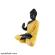 Gautam Buddha Sitting Statue- Black And Yellow