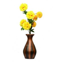 Copper Black Plain Vase