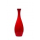 Decorative Plain Flower Vase Red