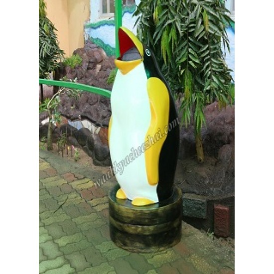 King Penguin Shape Dustbin