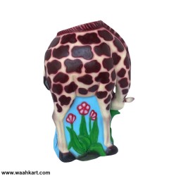 FRP Giraffe Trashbin