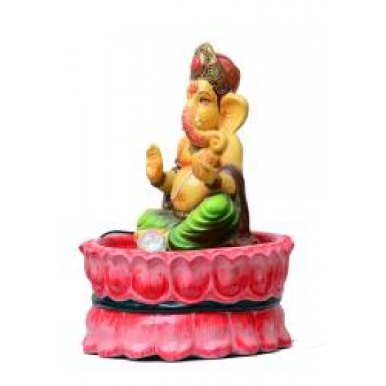 Lord Ganesha Sitting on Lotus- Fountain