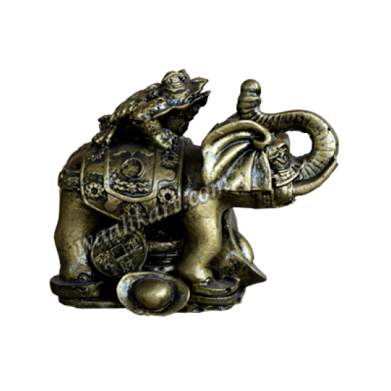 Buy Frog On Elephant Paper Weight Cum Vastu Showpiece l Online Products ...