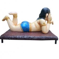 Bal Ganesha Lying Down Statue