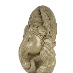 FRP Ganesha Face - Stone Look
