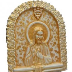 Jesus Christ- Lamb Of God Fiber 3D Mural Painting