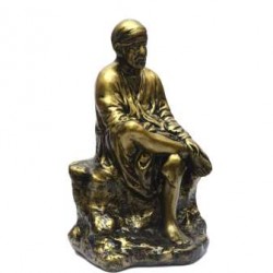 Sai Baba Statue - Metallic