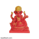 Lord Ganesha Idol-Sindoori Shade
