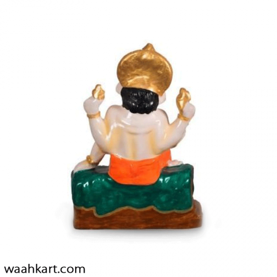 Lord Ganesha Seating Pose Multicolor