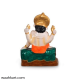 Lord Ganesha Seating Pose Multi-color