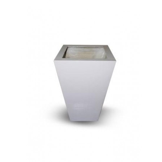 Heighted White Planter