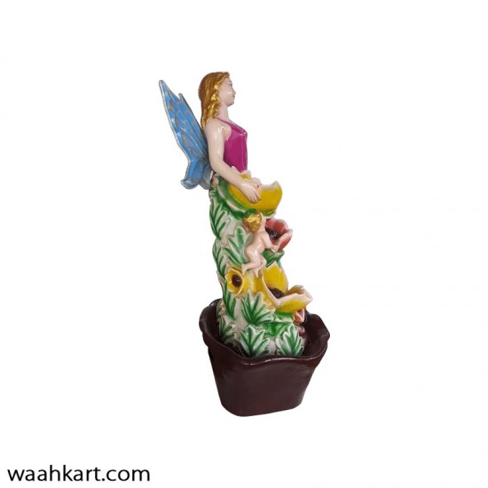 Multicolor Angel Water Fountain With LED Lights
