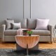 Modern Circle Center Table On Square Curved Arch
